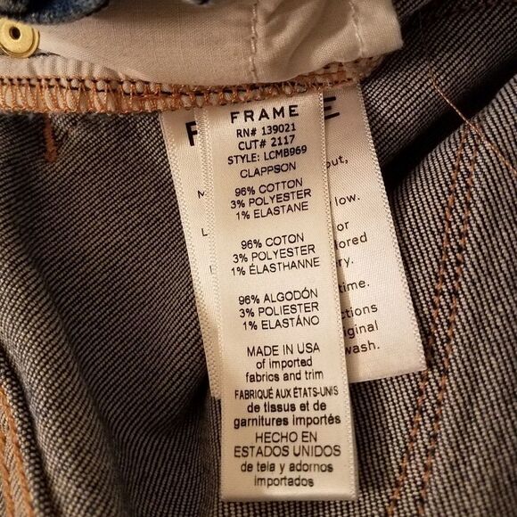 FRAME Le Crop Mini Boot Jeans sz 26 - Picture 6 of 7